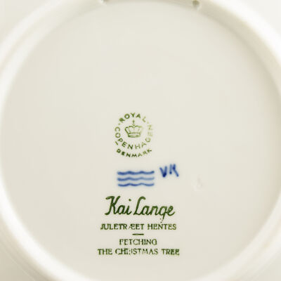 ROYAL COPENHAGEN PIATTO DI NATALE 1964 ORIGINALE PORCELLANA PRIMA SCELTA