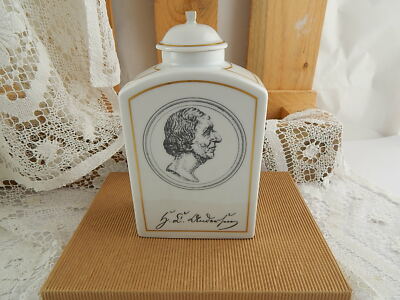 VINTAGE RARO VASO TEA CADDY PORCELLANA BING&GRONDAHL COPENHAGEN H. C. ANDERSEN