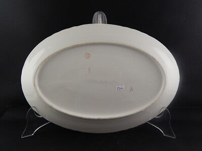 ANTICO VASSOIO PIATTO PORTATA PORCELLANA GINORI DOCCIA FORMA NAPOLI LIBERTY