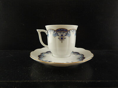 VINTAGE TAZZINA CAFFE' PIATTINO PORCELLANA JOHANN SELTMANN VOHENSTRAUSS BAVARIA