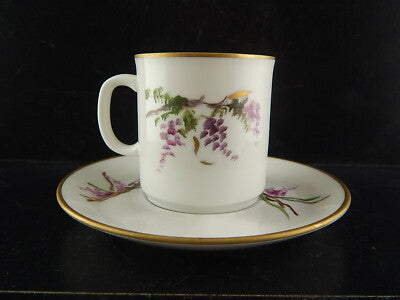 VINTAGE TAZZA CAFFE' PORCELLANA WINTERLING BAVARIA DIPINTA MANO FIRMATA 1979