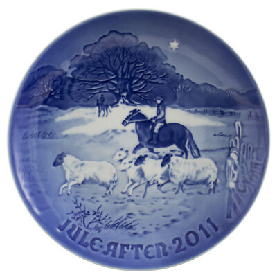 ROYAL COPENHAGEN BING&GRONDAHL PIATTO DI NATALE 2011 ORIGINALE PORCELLANA PRIMA