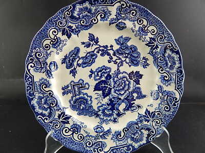 ANTICO 1938 RARO PIATTO CERAMICA RICHARD MILANO DECORO JAPON BIANCO BLU