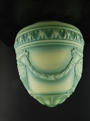 LAMPADARIO ANTICO AUTENTICO LIBERTY ART NOUVEAU VETRO DECORO NEO CLASSICO