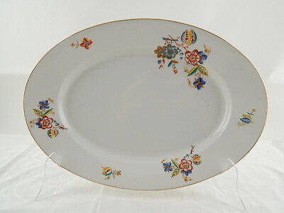 ANTICA RAVIERA O GRANDE VASSOIO PIATTO PORCELLANA ART NOUVEAU SUISSE LANGENTHAL