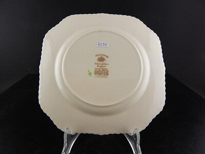 ANTICO PIATTO QUADRO SEMI PORCELLANA JOHNSONS BROS COLLEZIONE DEVONSHIRE