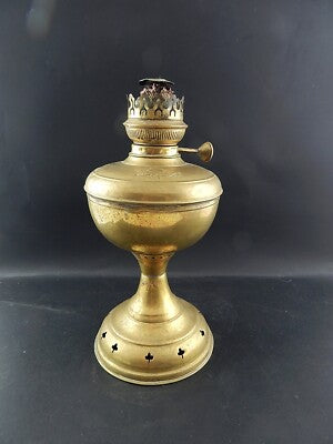 ANTICA RARA LAMPADA TAVOLO LUME PETROLIO LIBERTY AQUILAS F.LLI SANTINI FERRARA