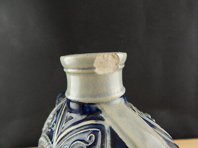 VINTAGE FIASCA VIANDANTE CERAMICA COLLEZIONE PUBBLICITARIO BASEL BIETER KIRSCH