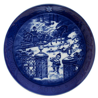 ROYAL COPENHAGEN PIATTO DI NATALE 2003 ORIGINALE PORCELLANA PRIMA SCELTA