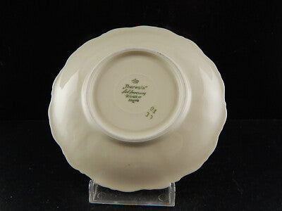 ANTICA TAZZA PIATTINO PORCELLANA AVORIO ORO ZECCHINO BAVARIA SELTMANN THERESIA