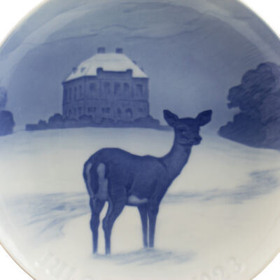 ROYAL COPENHAGEN BING&GRONDAHL PIATTO DI NATALE 1923 ORIGINALE PORCELLANA PRIMA