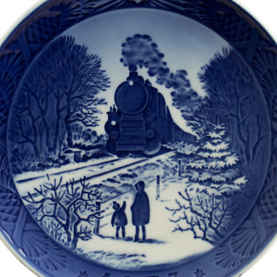 ROYAL COPENHAGEN PIATTO DI NATALE 1973 PORCELLANA COPENAGHEN ORIGINALE PRIMA SCE