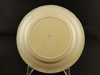 ANTIQUARIATO PIATTO CERAMICA MONDOVÌ FINE 1800 COLLEZIONE DECORO A MANO