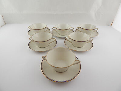 VINTAGE PORCELLANA WINTERLING KIRCHENLOMITZ TAZZA BRODO CONSOMME' PIATTO ANNI 50