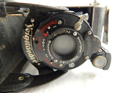 ANTICA AUTENTICA MACCHINA FOTOGRAFICA SOFFIETTO VOIGTLANDER COLLEZIONE 1930