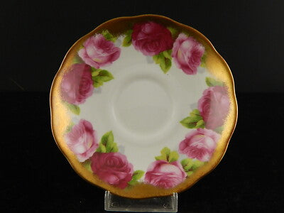 PREZIOSO PORCELLANA ROYAL ALBERT OLD ENGLISH ROSE ORO DUO TAZZA TE'