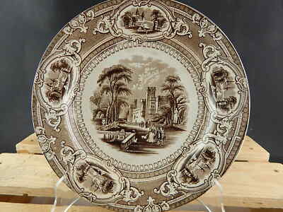 WEDGWOOD&CO CORINTHIA ANTICO RARO PIATTO CERAMICA FINE 1800 COLLEZIONE #5384