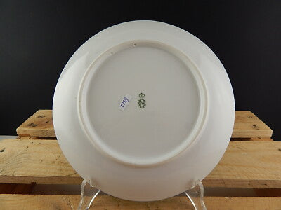 ANTICO BUCKA & NISSEN PIATTO NATALE 1910 PORCELLANA COLLEZIONE CHRISTMAS PLATE