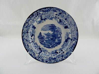 ANTICO PIATTO PORCELLANA SOCIETA' CERAMICA RICHARD CHINESE DIPINTO 1870 MILANO #