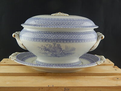 ANTICA 1863 MUSEO INTROVABILE CENTROTAVOLA ZUPPIERA BODLEY&C PRINCESS ALEXANDRA