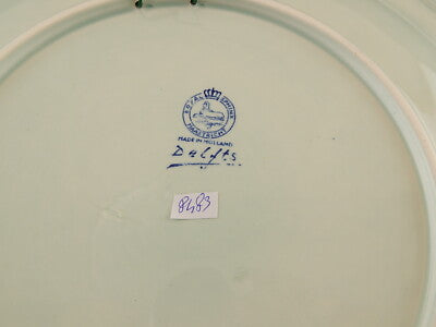 PIATTO PARATA PORCELLANA DELFTS ROYAL SPHINX PETRUS REGOUT MAASTRICHT CM 39