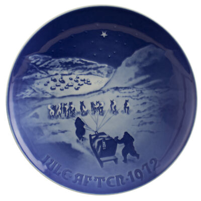 ROYAL COPENHAGEN BING&GRONDAHL PIATTO DI NATALE 1972 ORIGINALE PORCELLANA PRIMA