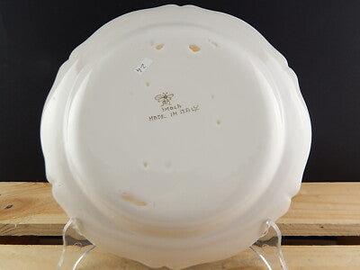 ANTICO 1946 PIATTO PIANO CERAMICA IMOLA TECNICA E DECORO SETTECENTO ITALIANO #24