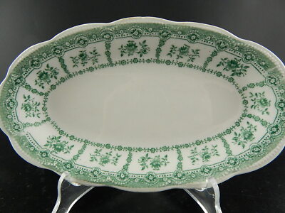 WEDGWOOD&CO MURIEL VERDE VASSOIO PIATTO OVALE RAVIERA SEMI-PORCELLANA PRIMO 900