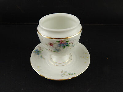 ANTICA LIBERTY 1900 PORCELLANA PIRKENHAMMER BOHEMIA SALSIERA MOSTARDIERA