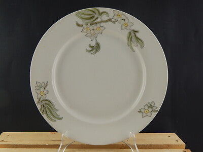 ANTICO PIATTO DA PORTATA ART NOUVEAU PORCELLANA GINORI DOCCIA NARCISI FINE 800