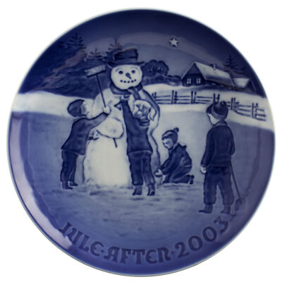 ROYAL COPENHAGEN BING&GRONDAHL PIATTO DI NATALE 2003 ORIGINALE PORCELLANA PRIMA