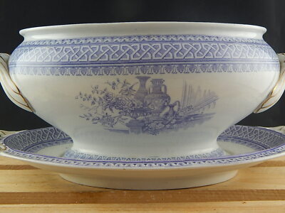 ANTICA 1863 MUSEO INTROVABILE CENTROTAVOLA ZUPPIERA BODLEY&C PRINCESS ALEXANDRA