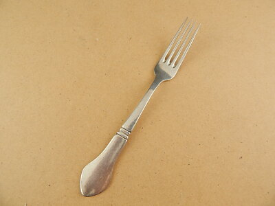 ANTICA RARA FORCHETTA ART DECO ARGENTATA BAGNO ARGENTO 925 ATLA