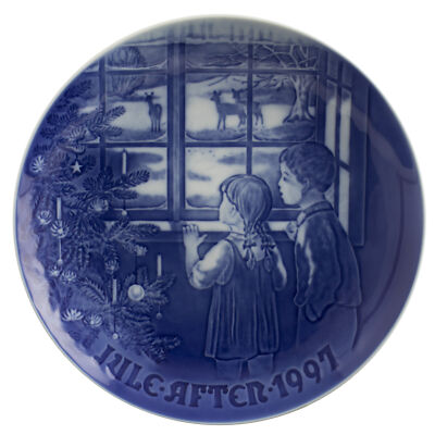 ROYAL COPENHAGEN BING&GRONDAHL PIATTO DI NATALE 1997 ORIGINALE PORCELLANA PRIMA