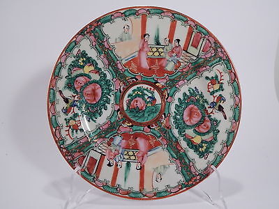 VINTAGE PIATTO COLLEZIONE ORIENTALE HONG KONG DIPINTO MANO HAND MADE OLD PLATE