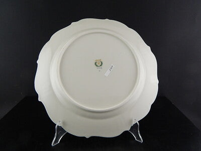 ROCAILLE VEB REICHENBACH PIATTO PORTATA VASSOIO PORCELLANA BIANCO ORO