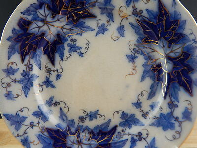 ANTICO PIATTO PIANO VILLEROY&BOCH BRYONIA PORCELLANA ART NOUVEAU 800 #22