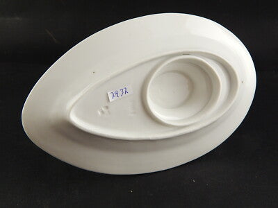 ANTICA HAVILAND LIMOGES SALSIERA PORCELLANA FINE 800 ART NOUVEAU DECORO FIORI