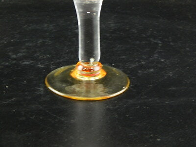 VINTAGE BICCHIERE CALICE VETRO SOFFIATO MURANO VENEZIA COLLEZIONE