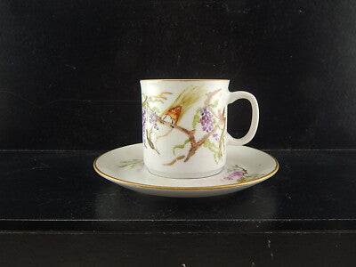 VINTAGE TAZZA CAFFE' PORCELLANA WINTERLING BAVARIA 1979 DIPINTA E FIRMATA #5288