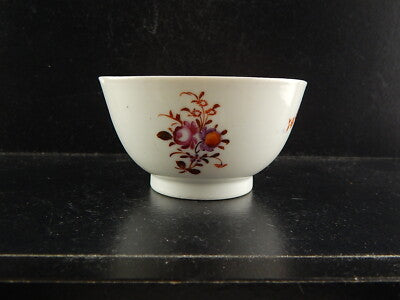 ANTICA FINE PORCELLANA TAZZA TE' COMPAGNIA DELLE INDIE DIPINTA MANO XVIII SEC