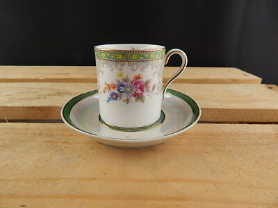 ANTICO MIX&MATCH PORCELLANA TAZZA GEORGIAN SHELLEY PIATTINO A LUSTRO COLLEZIONE