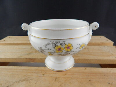 ANTICO VASO IMPERO PORCELLANA MANIFATTURA GINORI DOCCIA DECORATO MANO 1896-1910