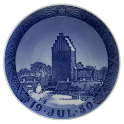 ROYAL COPENHAGEN PIATTO DI NATALE 1950 ORIGINALE PORCELLANA PRIMA SCELTA