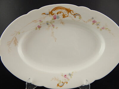 ANTICO VASSOIO PORCELLANA GINORI DOCCIA LIBERTY F.LLI FINOCCHI ROMA DIFETTO