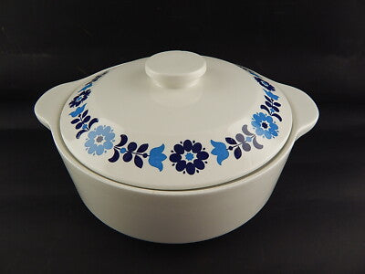 VINTAGE CENTROTAVOLA BISCOTTIERA CERAMICA RICHARD GINORI LAVENO ANTONIA CAMPI