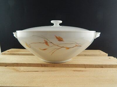 VINTAGE ZUPPIERA CENTROTAVOLA PORCELLANA HEINRICH &CO SELB BAVARIA ANMUT