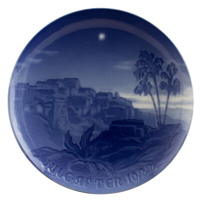 ROYAL COPENHAGEN BING&GRONDAHL PIATTO DI NATALE 1922 ORIGINALE PORCELLANA PRIMA