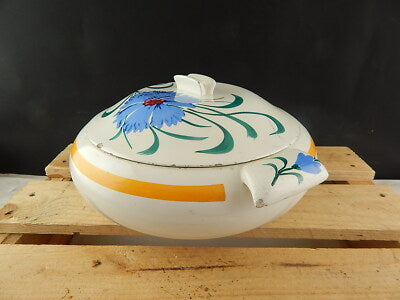 ANTICA ZUPPIERA CENTROTAVOLA CERAMICA RICHARD GINORI MONDOVÌ PONTI FIORDALISO