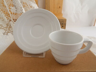 PORCELLANA BIANCA TAZZINA CAFFE' RICHARD GINORI ANNI 60 MADE IN ITALY COLLEZIONE